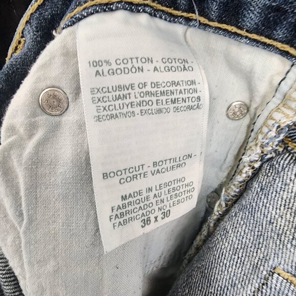 1990's Levi Strauss Signature Bootcut Jeans 36x30 Actual fit 37.75"/29" - Picture 13 of 15